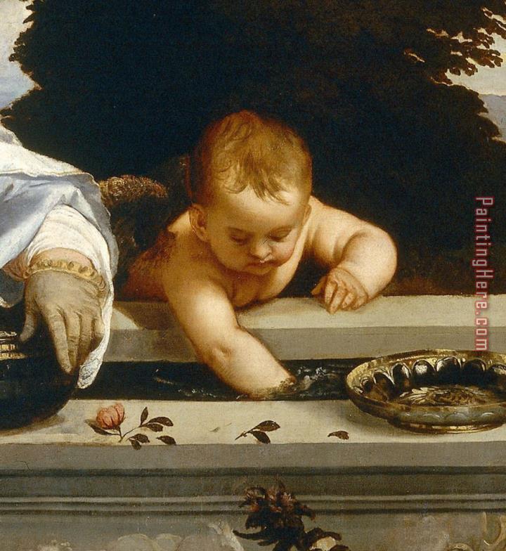 Titian Angel Of Sacred And Profane Love Detail